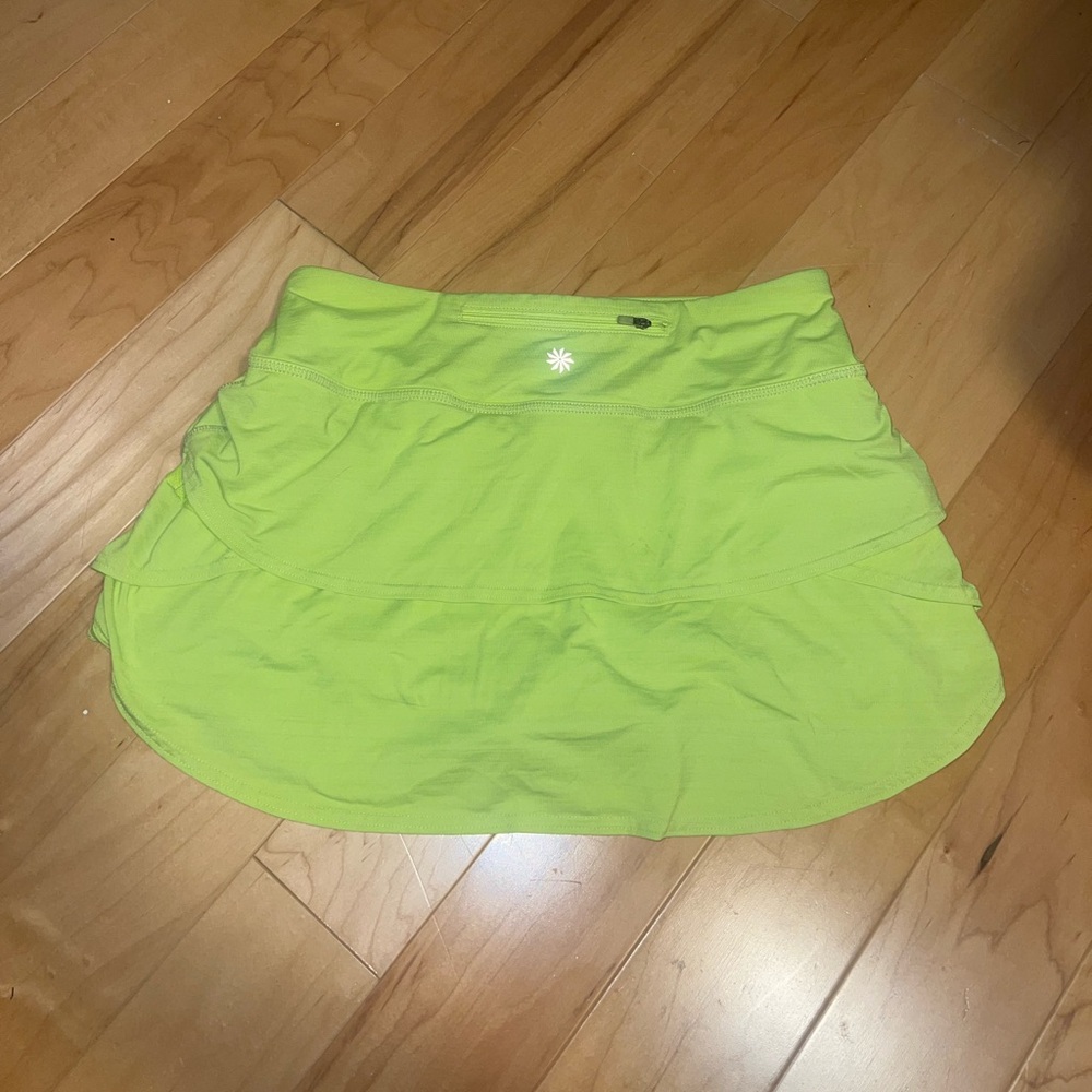 Lime Green Women's tennis skirt